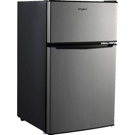 These fridges also offer a lot of shelf space. . Whirlpool mini refrigerator with freezer